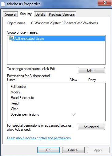 altered ntfs permissions