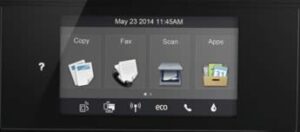 hp printer console