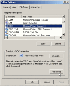 windows folder options