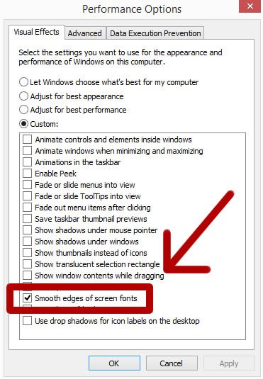 computer font numbers